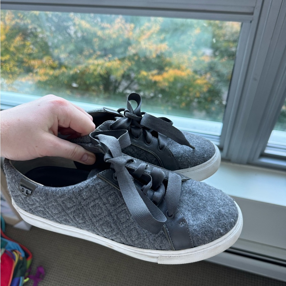 Gray Tory Burch sneakers